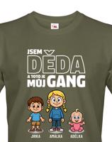 Pánské tričko pro dědu - můj gang