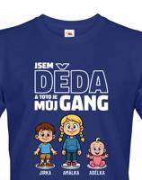 Pánské tričko pro dědu - můj gang