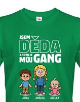 Pánské tričko pro dědu - můj gang