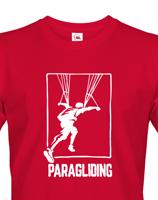 Pánské tričko pro fanoušky paraglidingu