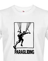 Pánské tričko pro fanoušky paraglidingu