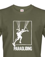 Pánské tričko pro fanoušky paraglidingu