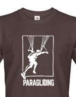 Pánské tričko pro fanoušky paraglidingu