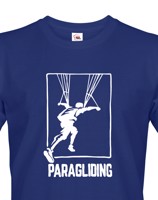 Pánské tričko pro fanoušky paraglidingu