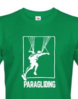 Pánské tričko pro fanoušky paraglidingu