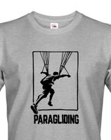 Pánské tričko pro fanoušky paraglidingu