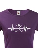 Pánské tričko pro florbalisty s potiskem tepu - skvělý dárek