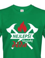 Pánské tričko pro hasiče Nejlepší hasičský děda