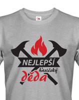 Pánské tričko pro hasiče Nejlepší hasičský děda