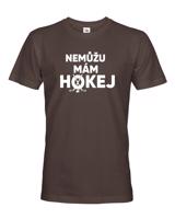 Pánske tričko pro hokejisty Nemůžu, mám hokej - skvělý dárek