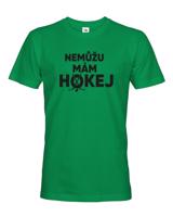 Pánske tričko pro hokejisty Nemůžu, mám hokej - skvělý dárek