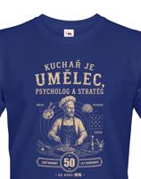 Pánské tričko pro kuchaře s vtipným potiskem