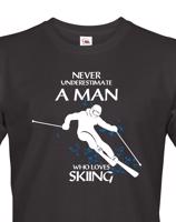 Pánské tričko pro lyžaře nejen k narozeninám