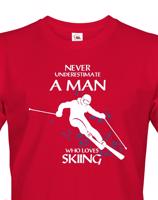 Pánské tričko pro lyžaře nejen k narozeninám