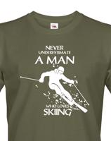 Pánské tričko pro lyžaře nejen k narozeninám