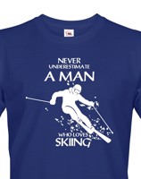 Pánské tričko pro lyžaře nejen k narozeninám