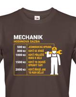 Pánské tričko pro mechaniky - hodinová sazba