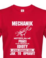 Pánské tričko pro mechaniky - ideální dárek nejen k narozeninám