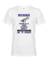 Pánské tričko pro mechaniky - ideální dárek nejen k narozeninám