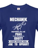 Pánské tričko pro mechaniky - ideální dárek nejen k narozeninám