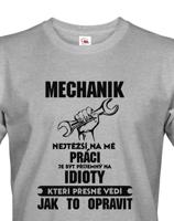Pánské tričko pro mechaniky - ideální dárek nejen k narozeninám