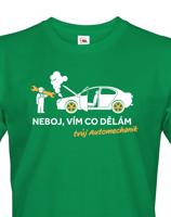 Pánské tričko pro mechaniky - Neboj, vím co dělám. Tvůj Automechanik