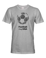 Pánské tričko pro milovníky fotbalu s potiskem Football is my DNA