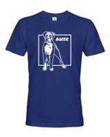 Pánské tričko pro milovníky psů s potiskem Boxera