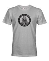 Pánské tričko pro milovníky psů s potiskem Kokršpaněla kulatý motiv