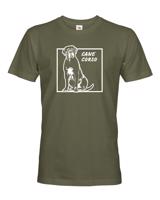 Pánské tričko pro milovníky zvířat - Cane corso 2