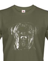 Pánské tričko pro milovníky zvířat - Cane corso