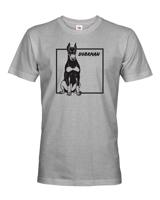 Pánské tričko pro milovníky zvířat - Doberman