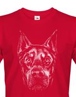 Pánské tričko pro milovníky zvířat - Doberman