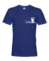 Pánské tričko pro milovníky zvířat - Papillon - dárek na narozeniny
