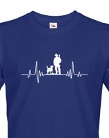 Pánské tričko pro myslivce - Myslivec tep