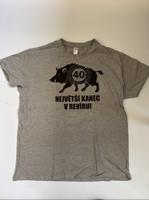 Pánské tričko pro myslivce Největší kanec v revíru