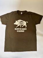 Pánské tričko pro myslivce Největší kanec v revíru