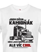 Pánské tričko pro řidiče kamionu / kamioňáky - Děda kamioňák