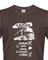 Pánské tričko pro řidiče kamionu / kamioňáky - Kamion to je moje
