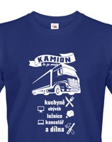 Pánské tričko pro řidiče kamionu / kamioňáky - Kamion to je moje