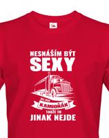 Pánské tričko pro řidiče kamionu / kamioňáky - Nesnáším být sexy