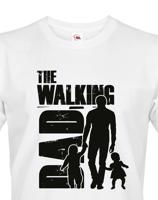 Pánské tričko pro tatínky s vtipným potiskem The walking dad 2