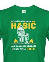 Pánské tričko pro tátu hasiče - ideální dárek pro novopečeného tatínka