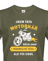 Pánské tričko pro tátu motorkáře - ideální dárek