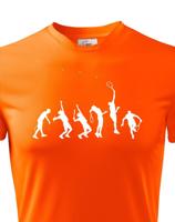 Pánské tričko pro tenisty Evoluce tenis-  skvělý dárek pro tenisty