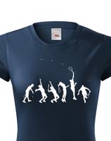 Pánské tričko pro tenisty Evoluce tenis-  skvělý dárek pro tenisty