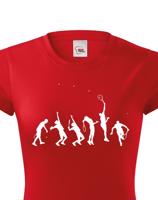 Pánské tričko pro tenisty Evoluce tenis-  skvělý dárek pro tenisty