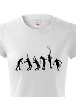 Pánské tričko pro tenisty Evoluce tenis-  skvělý dárek pro tenisty