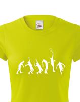 Pánské tričko pro tenisty Evoluce tenis-  skvělý dárek pro tenisty