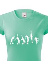 Pánské tričko pro tenisty Evoluce tenis-  skvělý dárek pro tenisty